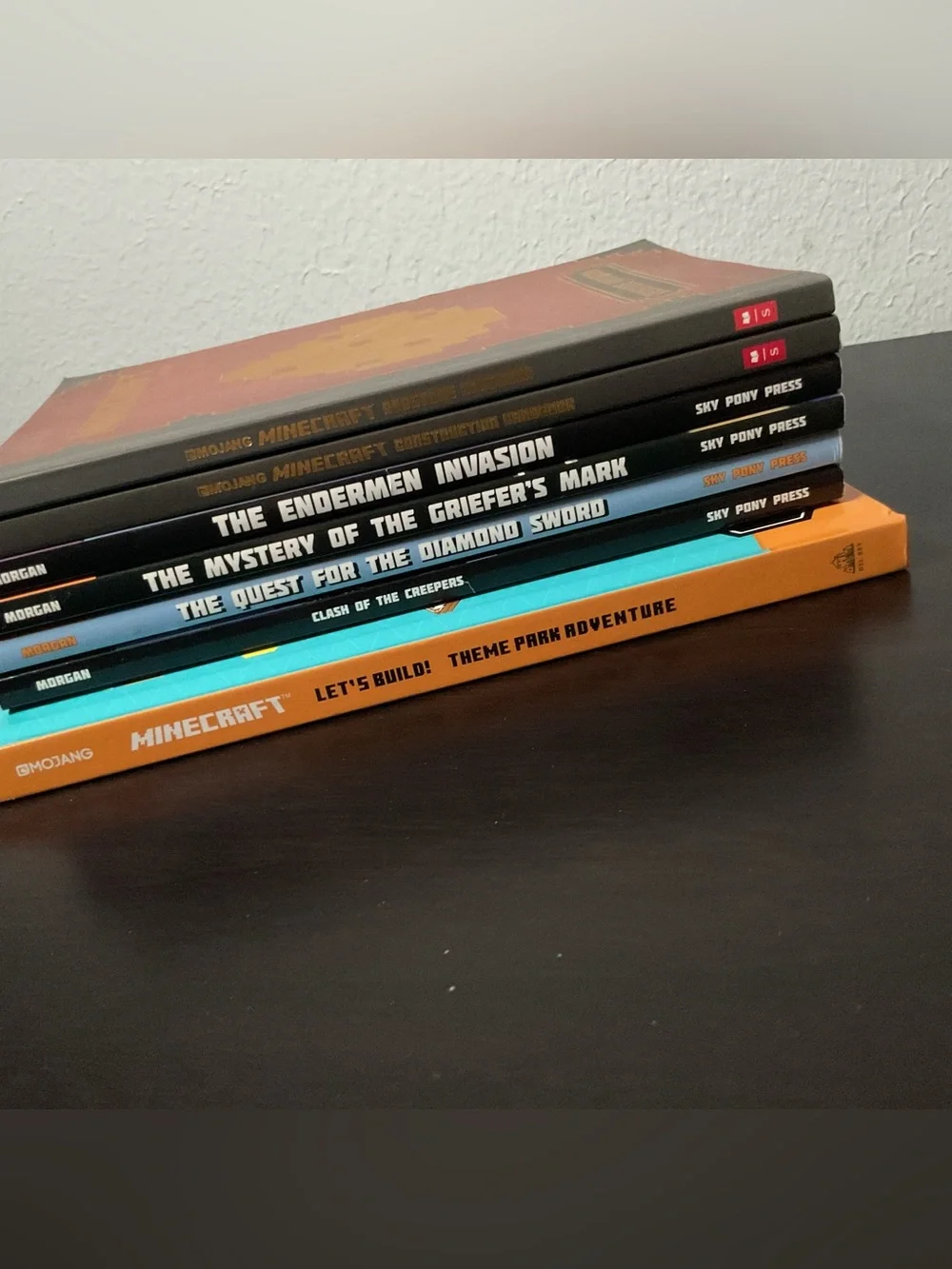 Minecraft Book Lot x7 Unofficial Gamers Adventure Handbook Lets Build Theme Park